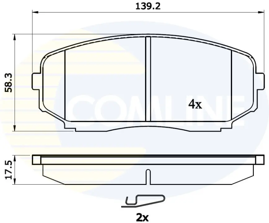 Comline - Гальмівні колодки до дисків COMLINE CBP31724 (фото 1)