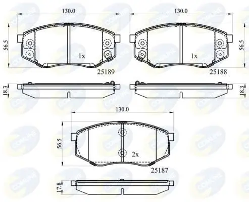 Comline - Гальмівні колодки до дисків COMLINE CBP32194 (фото 1)