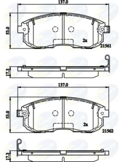 Comline - Гальмівні колодки до дисків COMLINE CBP32202