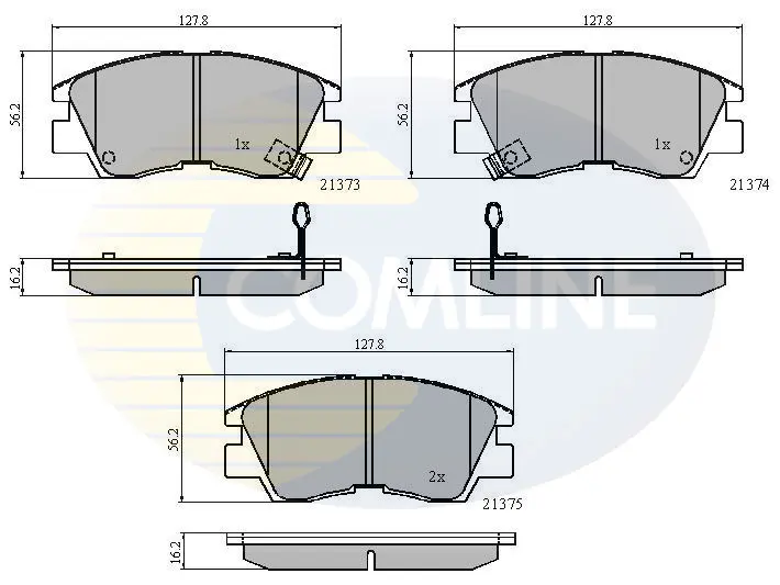 Comline - Гальмівні колодки до дисків COMLINE CBP3295 (фото 1)