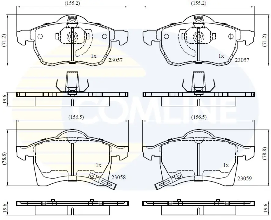 Comline - Гальмівні колодки до дисків COMLINE CBP3583 (фото 1)