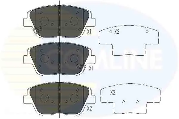 Comline - Гальмівні колодки до дисків COMLINE CBP36080 (фото 1)