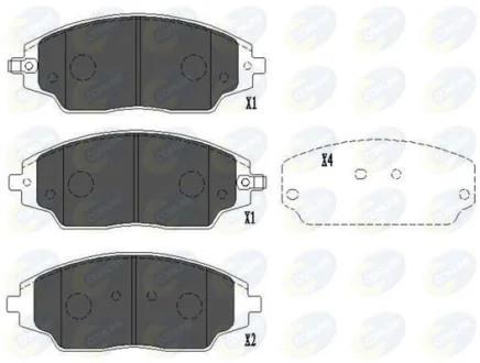 Comline - Гальмівні колодки до дисків COMLINE CBP36083