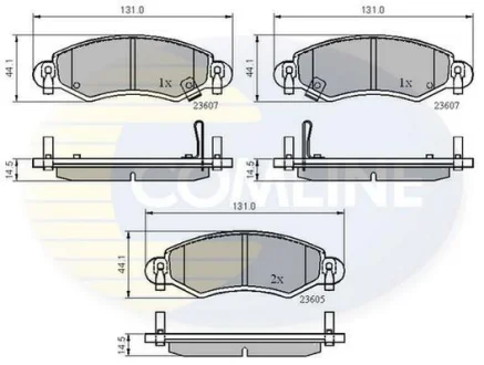 Comline - Гальмівні колодки до дисків COMLINE CBP3893