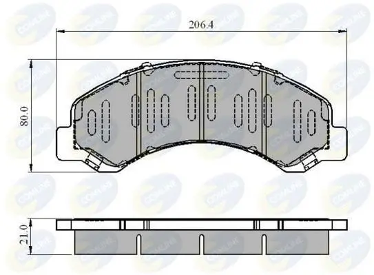 Comline - Гальмівні колодки до дисків COMLINE CBP3919 (фото 1)