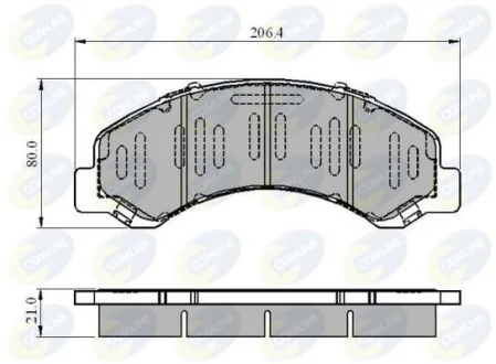 Comline - Гальмівні колодки до дисків COMLINE CBP3919