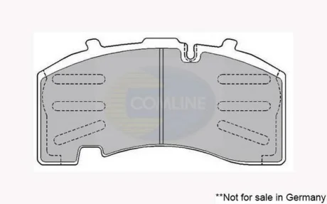 Comline - Гальмівні колодки до дисків COMLINE CBP9062K