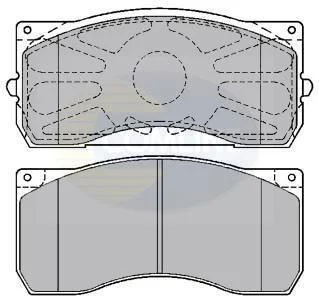 Comline - Гальмівні колодки до дисків COMLINE CBP9075K