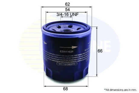 Comline - Фільтр оливи (аналогWL7119/OC215) COMLINE CDH11631