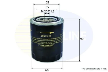 Comline - Фільтр оливи (аналогWL7107/OC115) COMLINE CHN11532