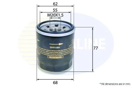 Comline - Фільтр оливи (аналогWL7200) COMLINE CHY11001