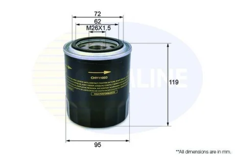 Comline - Фільтр оливи (аналогWL7409/OC540) COMLINE CHY11003