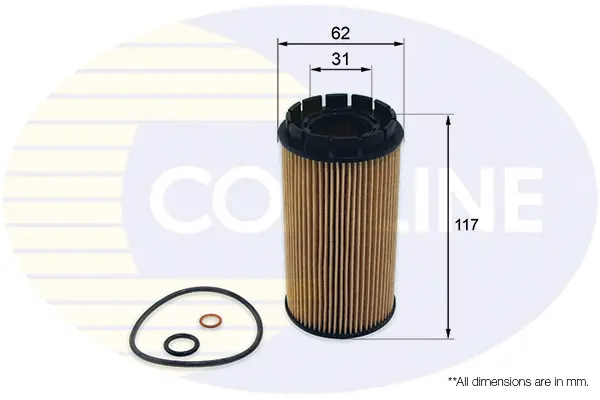 Comline - Фільтр оливи (аналогWL7412/OX384D) COMLINE CHY11004 (фото 1)