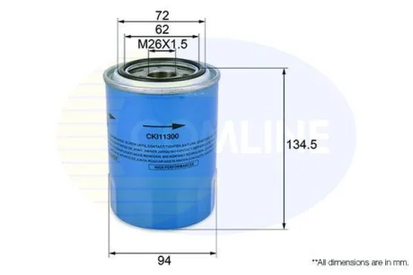 Comline - Фільтр оливи (аналогWL7450/OC526) COMLINE CKI11300