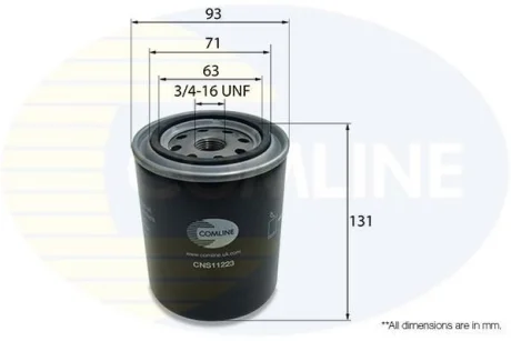 Comline - Фільтр оливи (аналог WL7118) COMLINE CNS11223