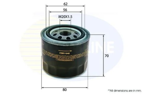 Comline - Фільтр оливи (аналог WL7171) COMLINE CSB11840