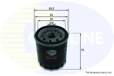Comline - Фільтр оливи (аналогWL7131/OC534) COMLINE CTY11170