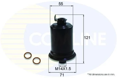 Comline - Фільтр палива (аналогWF8116/KL144) COMLINE CTY13042
