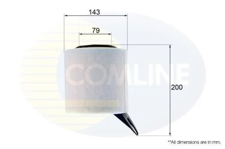 Comline - Фільтр повітря (аналогWA9511) COMLINE EAF583