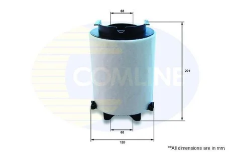 Comline - Фільтр повітря (аналогWA9757/LX1566/1) COMLINE EAF713