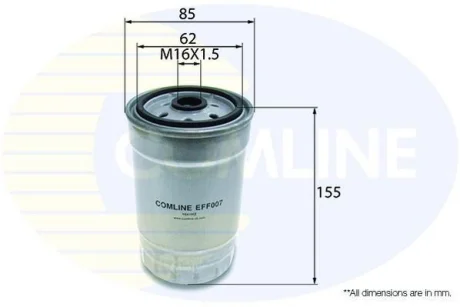 Comline - Фільтр палива (аналогWF8042/KC18) COMLINE EFF007
