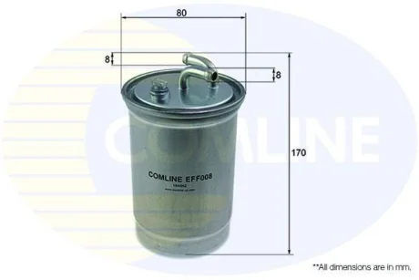 Comline - Фільтр палива (аналогWF8043/KL41) COMLINE EFF008