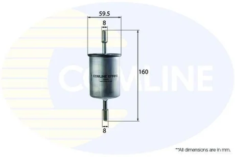Comline - Фільтр палива (аналогWF8101/KL83) COMLINE EFF010