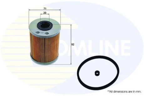 Comline - Фільтр палива (аналогWF8166/KX78D) COMLINE EFF026