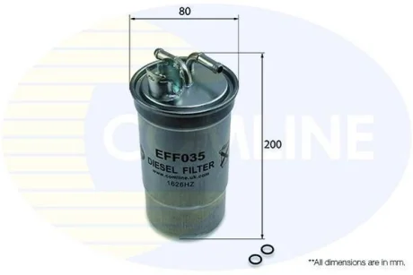 Comline - Фільтр палива (аналогWF8046/KL147D) COMLINE EFF035