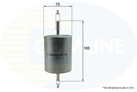 Comline Фільтр палива (аналог WF8251) COMLINE EFF118