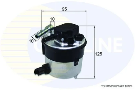 Comline - Фільтр палива (аналогWF8451/KL569) COMLINE EFF193