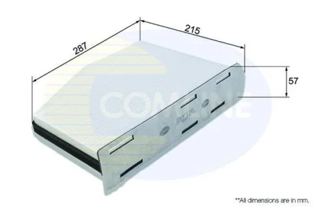 Comline - Фільтр салону (аналогWP9146/LA181) COMLINE EKF118