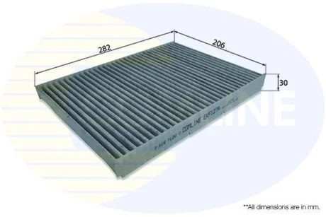 Comline - Фільтр салону (аналогWP6895/LAK63) COMLINE EKF127A