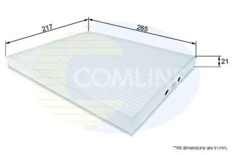 Comline - Фільтр салону (аналогWP9250/LA306) COMLINE EKF137