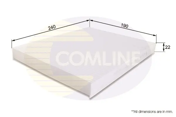 Comline - Фільтр салону (аналогWP9360/LAK463) COMLINE EKF151 (фото 1)