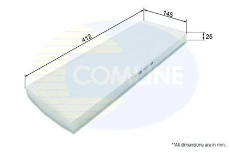 Comline - Фільтр салону (аналогWP6818/LA49) COMLINE EKF166