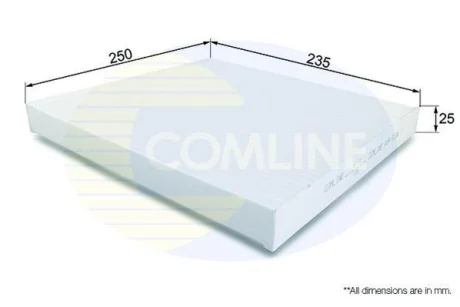 Comline - Фільтр салону (аналогWP9368/LAK411) COMLINE EKF172