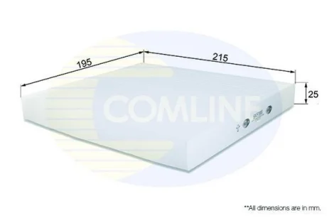 Comline - Фільтр салону (аналогWP9186/LA158) COMLINE EKF188