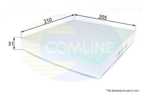 Comline - Фільтр салону (аналогWP9106/LA136) COMLINE EKF192