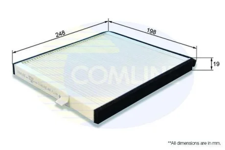 Comline - Фільтр салону (аналогWP9254/LA361) COMLINE EKF202