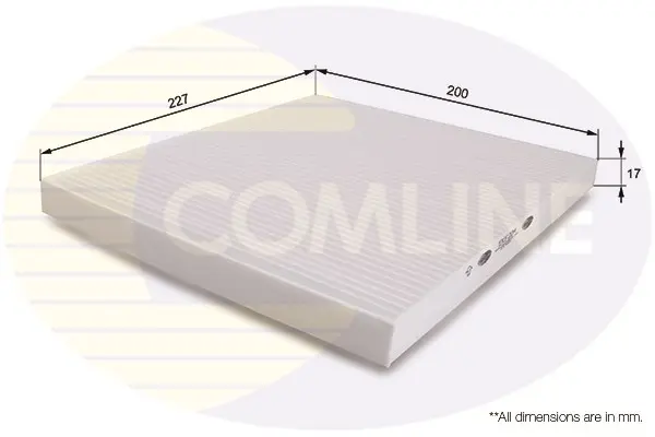 Comline - Фільтр салону (аналогWP9302/LA301) COMLINE EKF204 (фото 1)