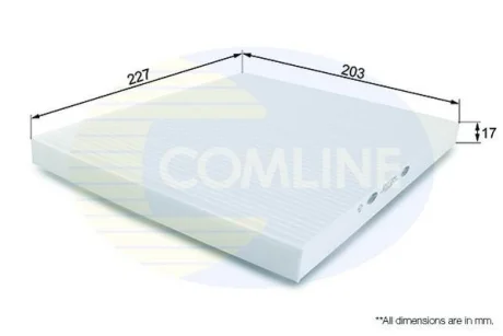 Comline - Фільтр салону (аналогWP9302/LA301) COMLINE EKF204