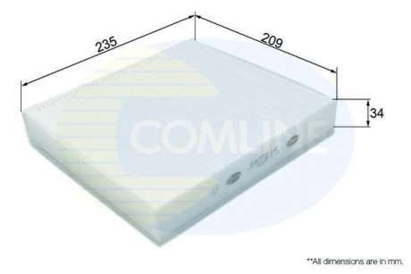 Comline - Фільтр салону (аналогWP9230/LAK293) COMLINE EKF214