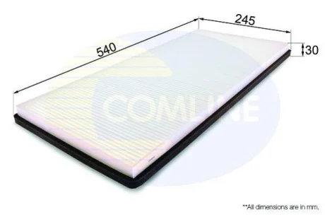 Comline - Фільтр салону (аналогWP9326/LAK62) COMLINE EKF254