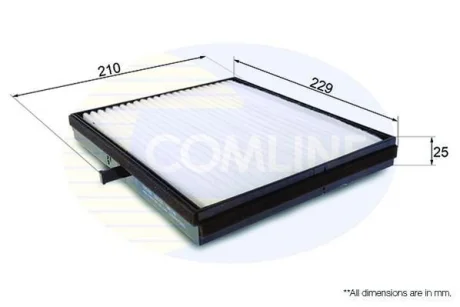 Comline - Фільтр салону (аналогWP9238/LA362) COMLINE EKF256