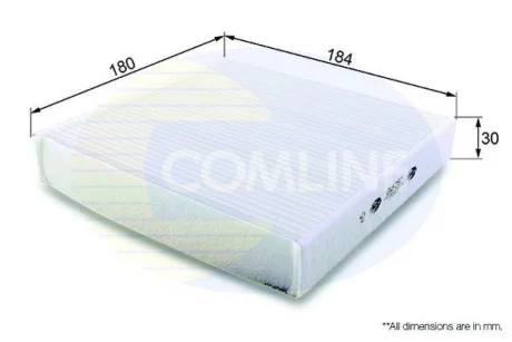 Comline - Фільтр салону (аналогWP9314) COMLINE EKF257
