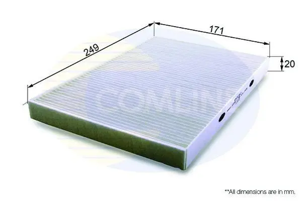 Comline - Фільтр салону COMLINE EKF262 (фото 1)