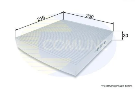 Comline - Фільтр салону (аналогWP9322/LA424) COMLINE EKF264