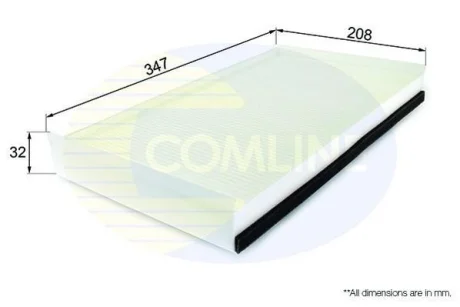 Comline - Фільтр салону (аналогWP9222/LA229) COMLINE EKF279