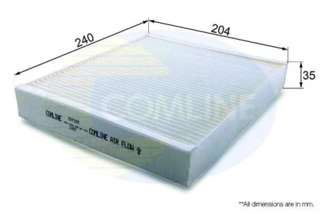 Comline - Фільтр салону (аналогWP9356/LA472) COMLINE EKF295